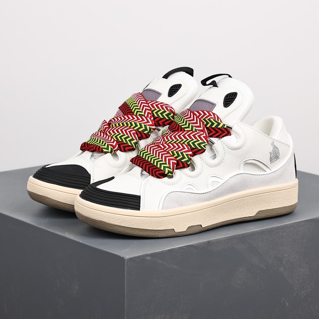 Lanvin Curb White Multi Lace