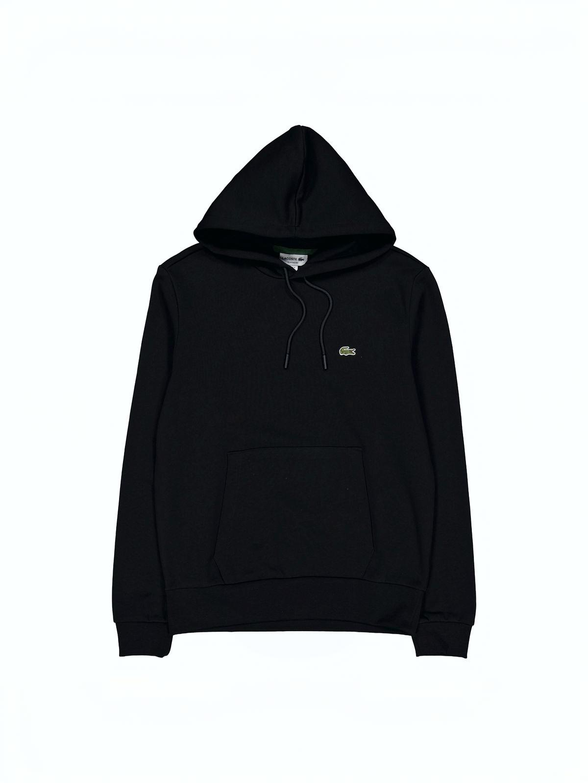 Lacoste Felpa con Cappuccio Nera Lacoste  Essential Hoodie