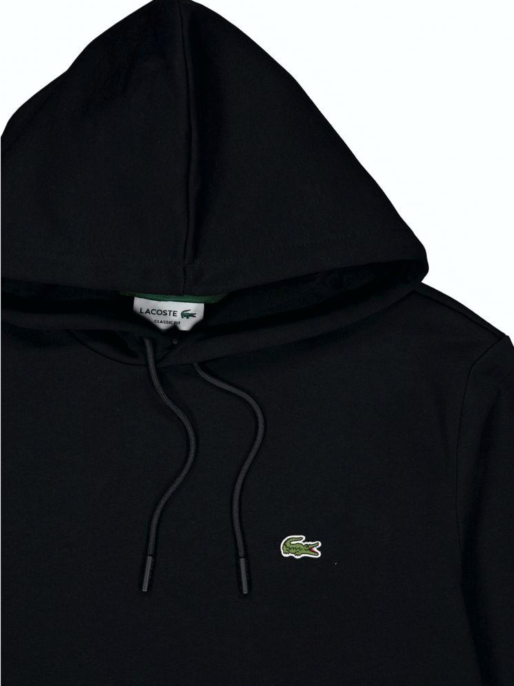 Lacoste Felpa con Cappuccio Nera Lacoste  Essential Hoodie