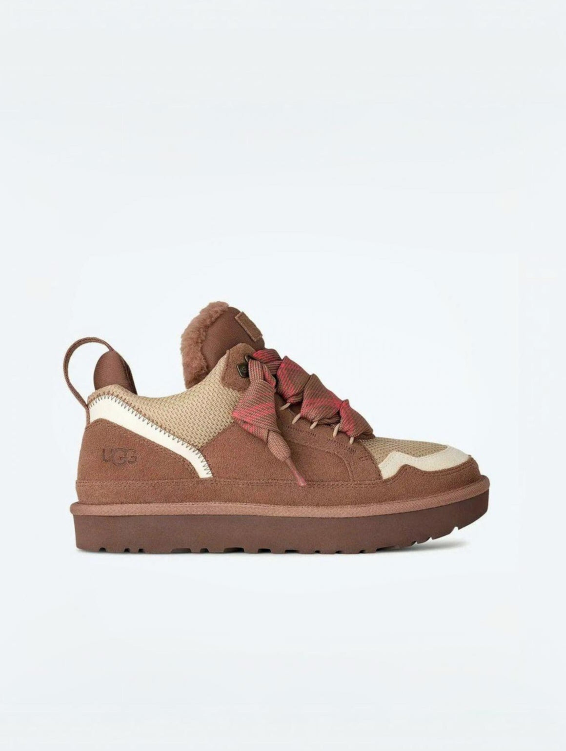 UGG Lowmel Chestnut Sneaker Platform Donna e Uomo Marrone Rosso