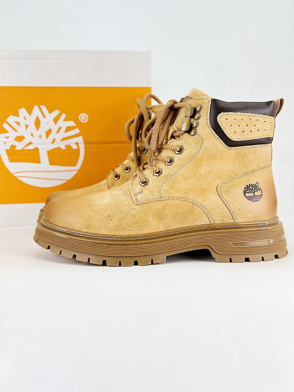 Timberland Suede Camel Boots