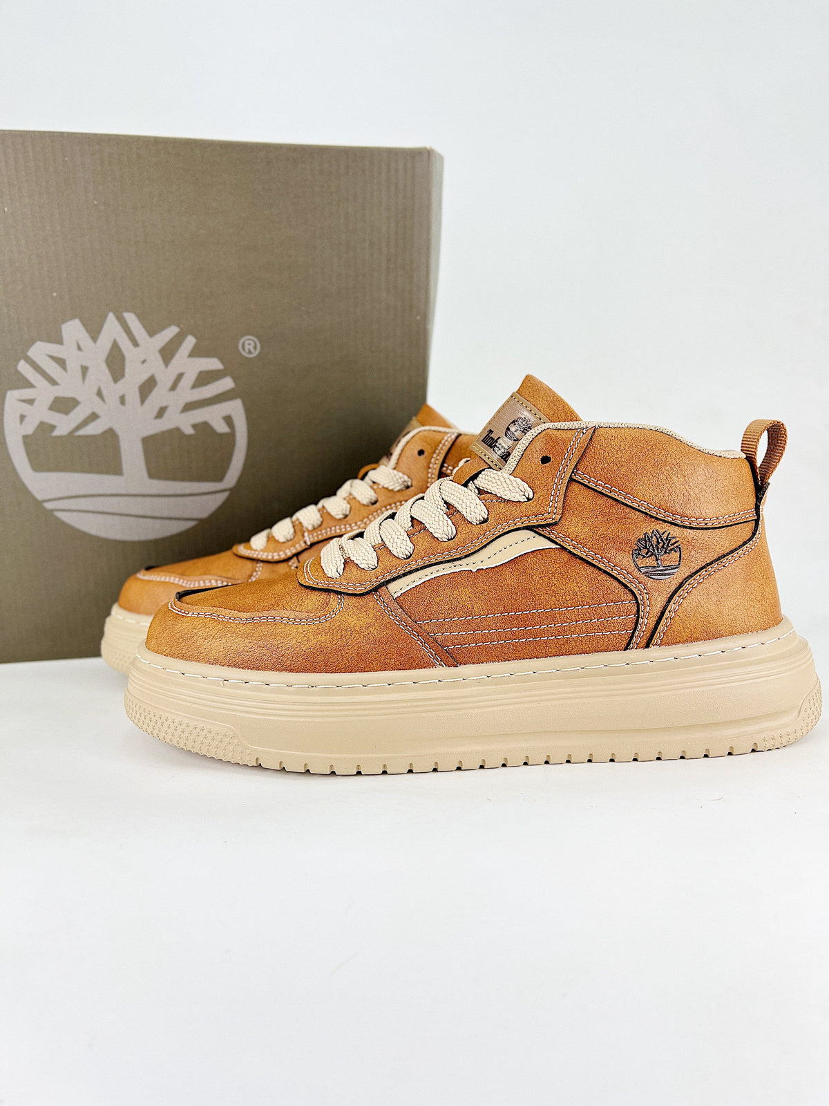 Timberland Tan Leather Boots