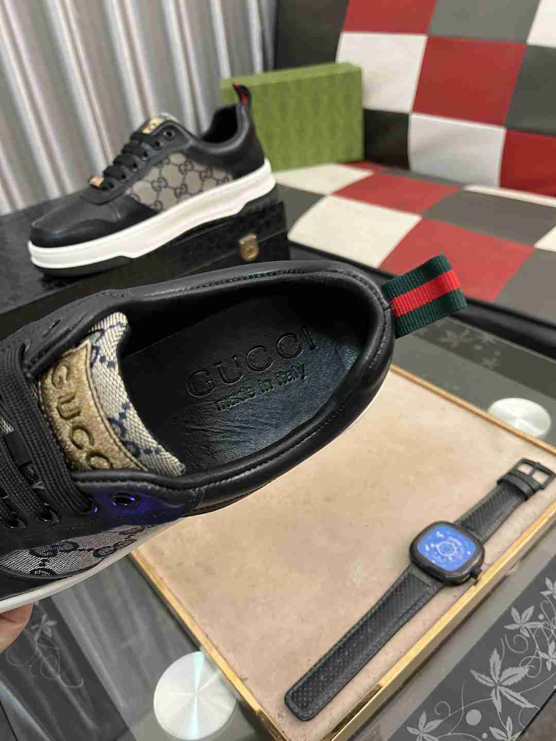 Gucci GG Leather Sneakers
