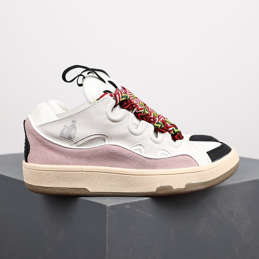 Lanvin Curb White Pink