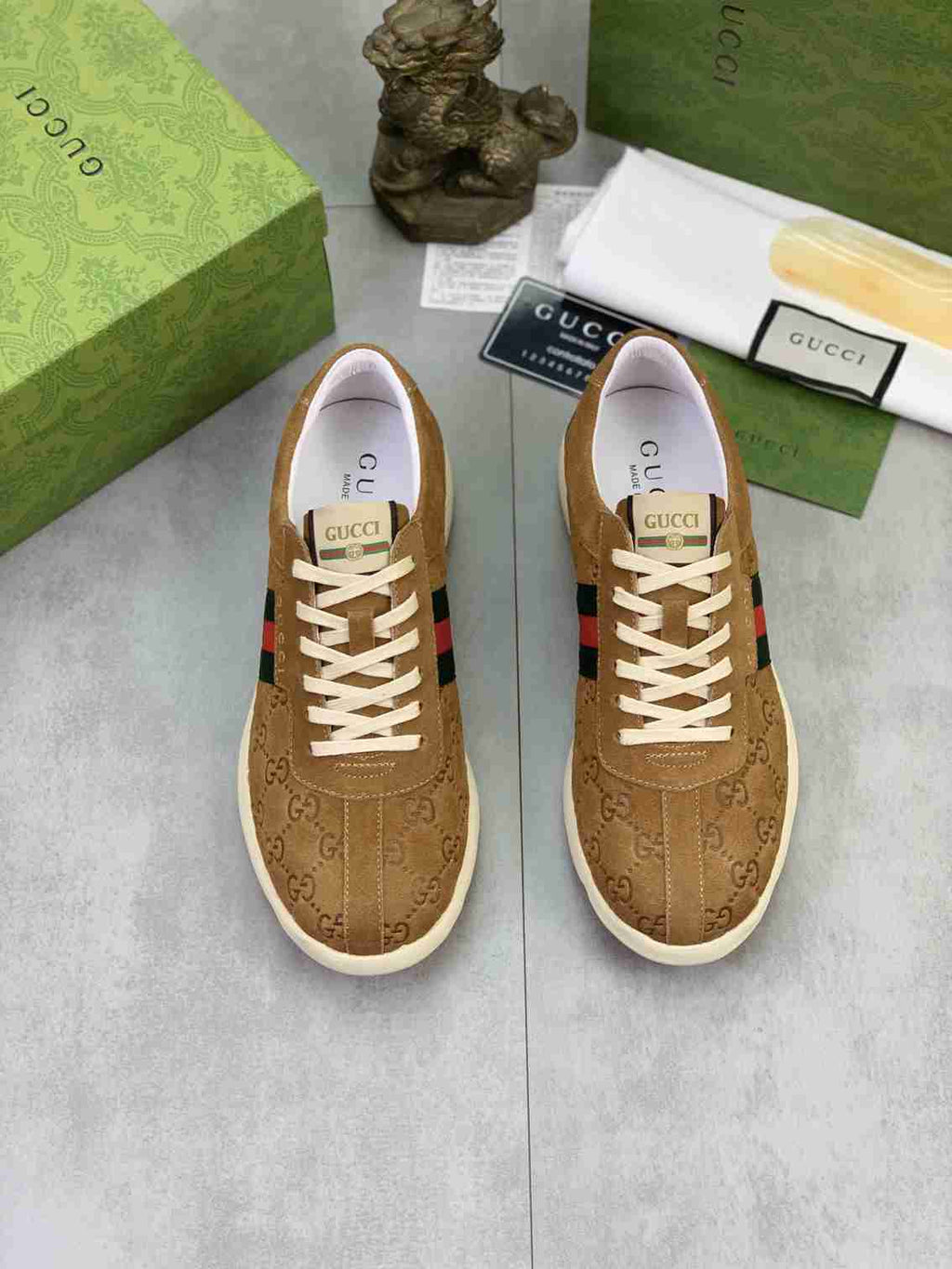 Gucci Ace Suede Sneakers