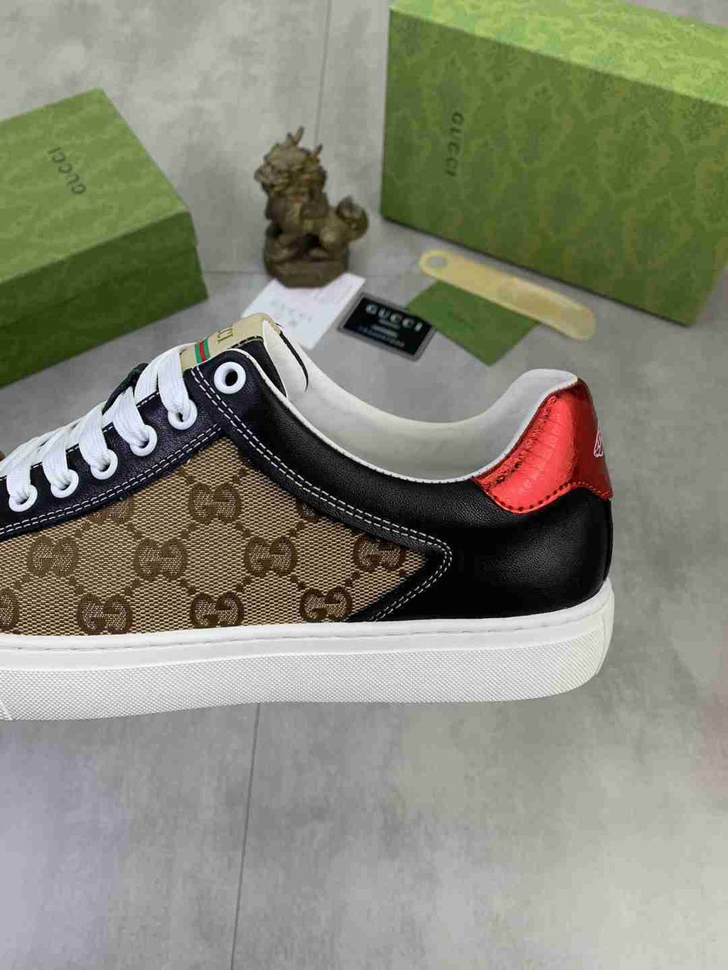 Gucci Ace GG Supreme Canvas Sneakers