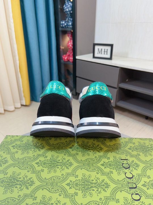 Gucci GG Canvas Suede Sneakers