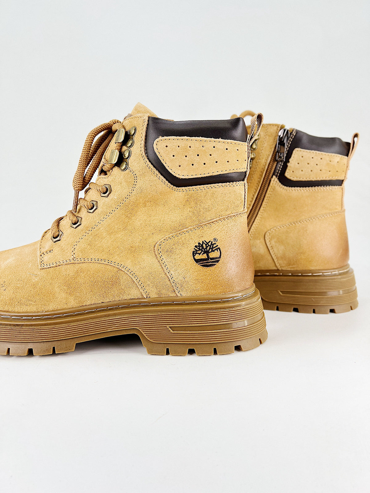 Timberland Suede Camel Boots
