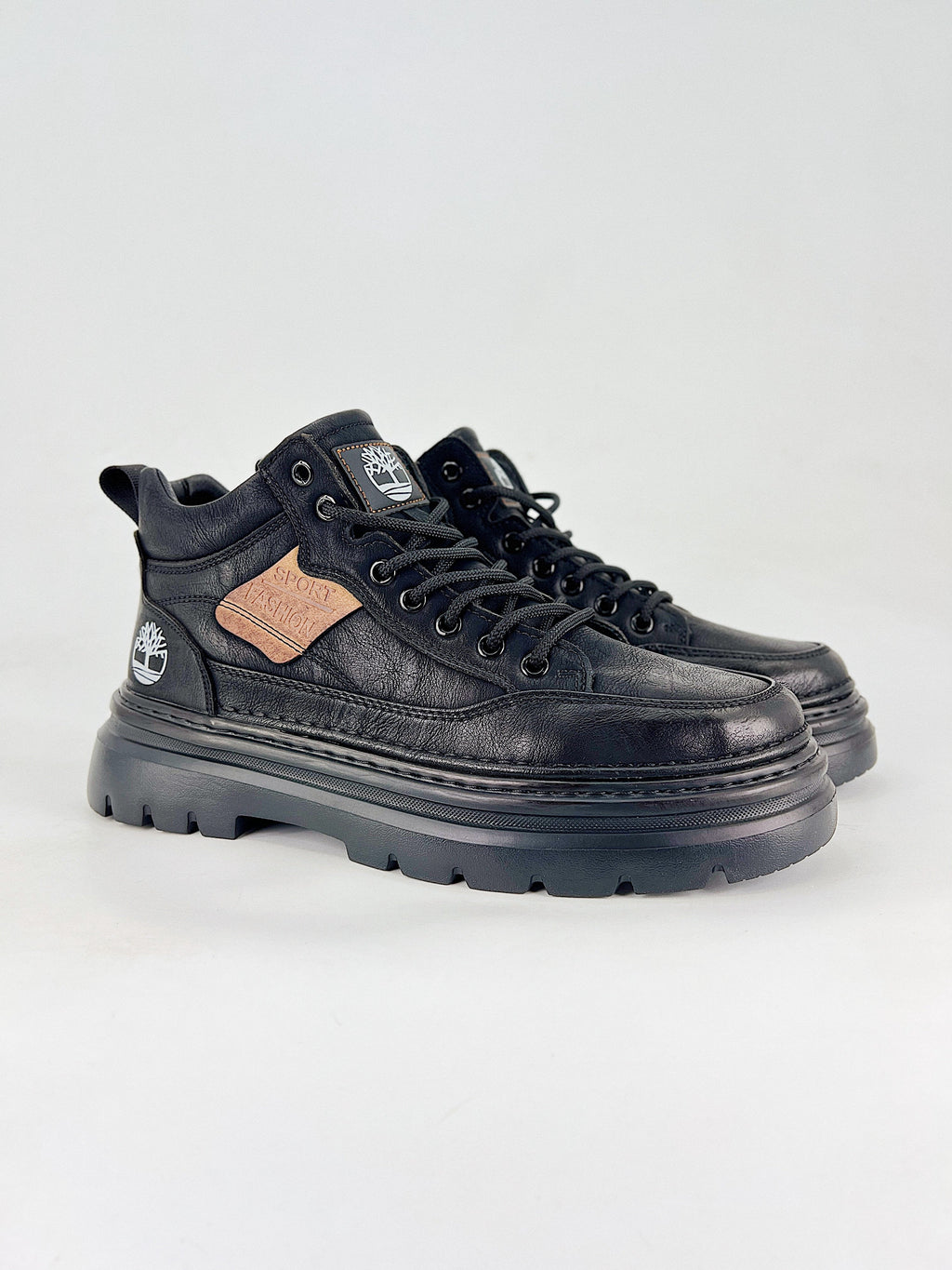 Timberland Black Leather Men's Boots