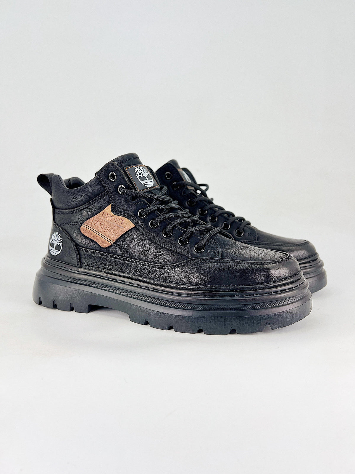Timberland Black Leather Men's Boots