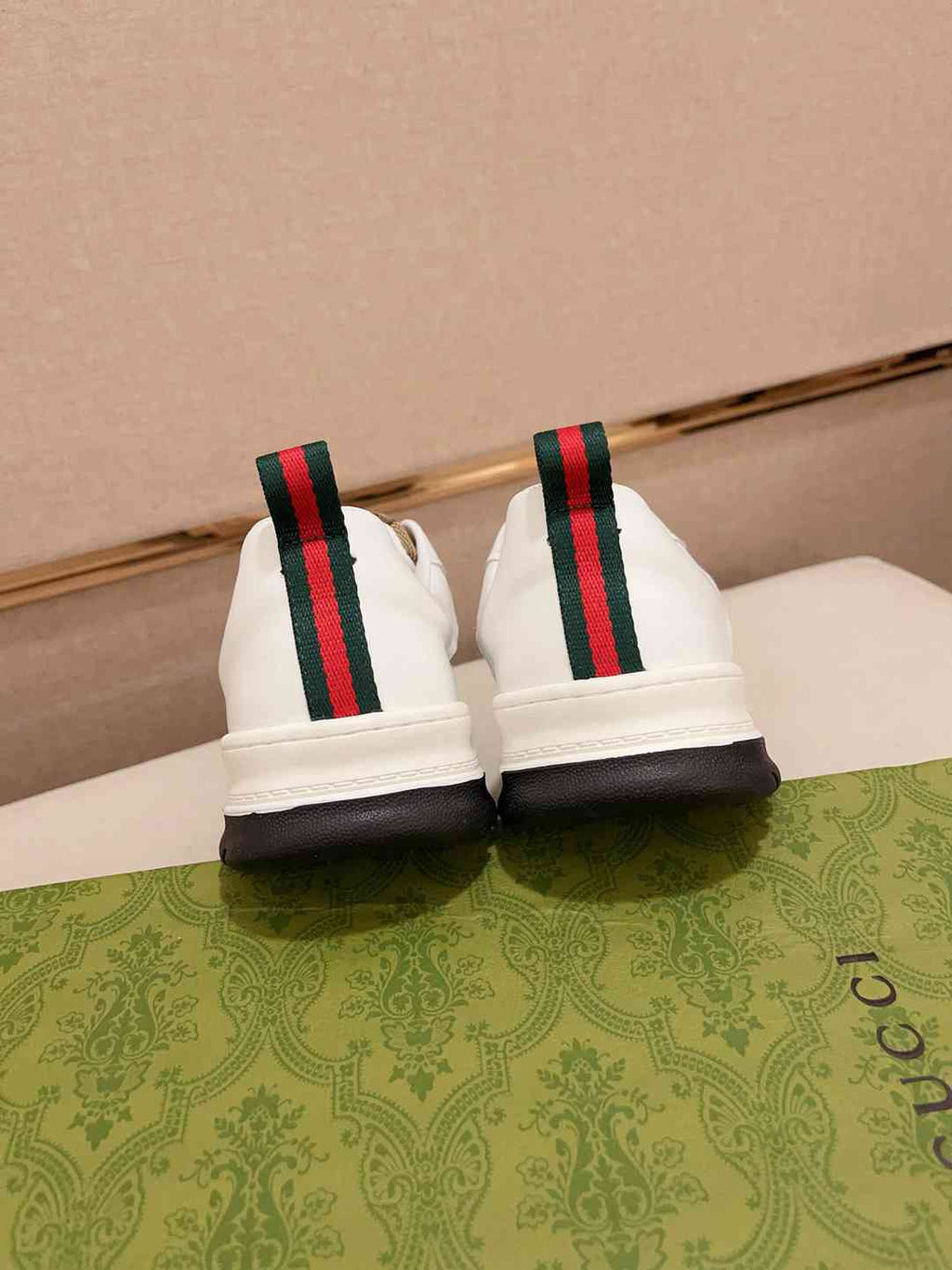 Gucci Re-Web White Sneakers