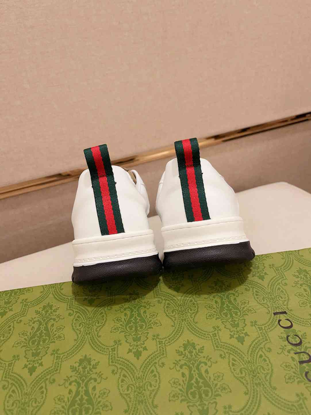 Gucci Re-Web White Sneakers