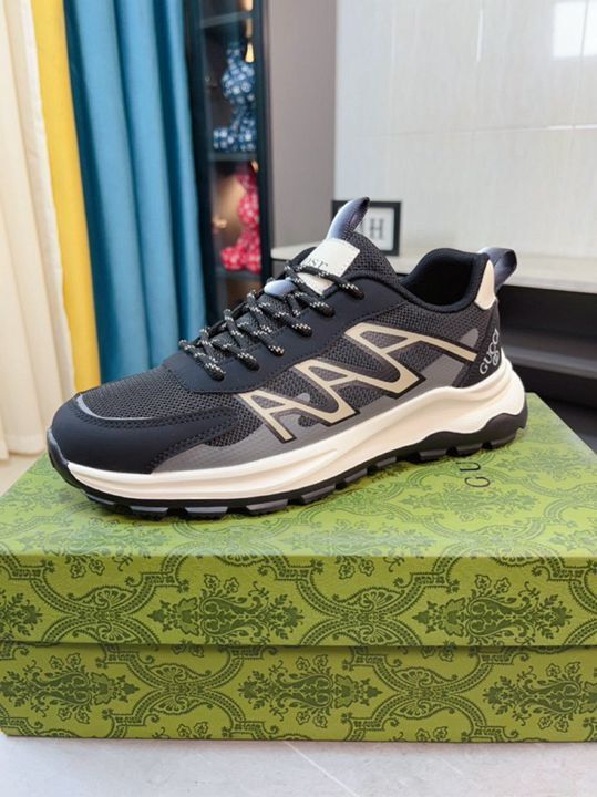 Gucci Black & Grey Sneakers