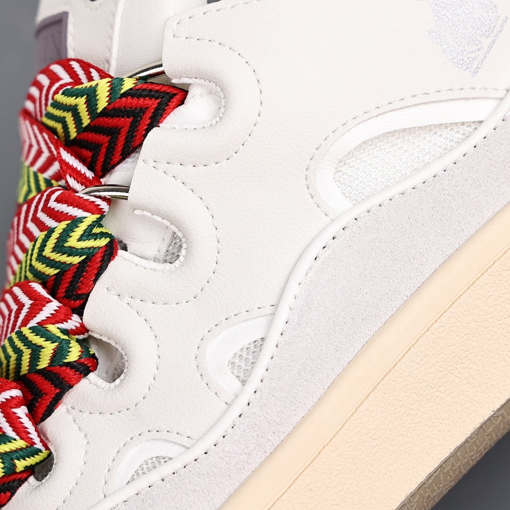 Lanvin Curb White Multi Lace