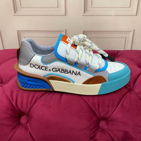 D&G Men’s Blue & White Sneakers