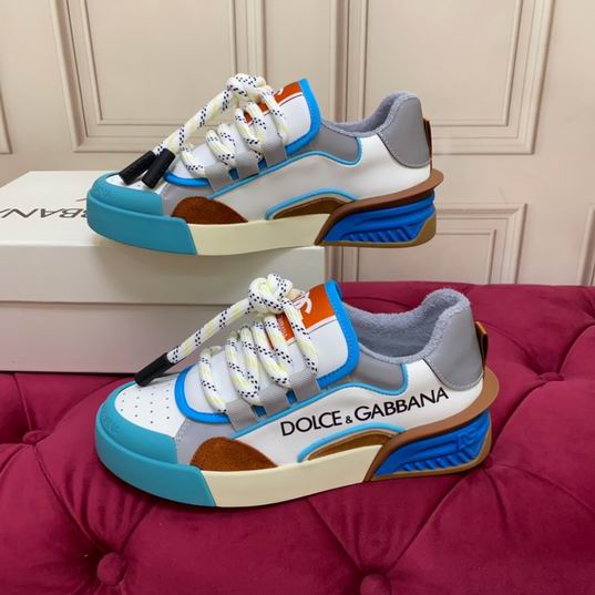 D&G Men’s Blue & White Sneakers