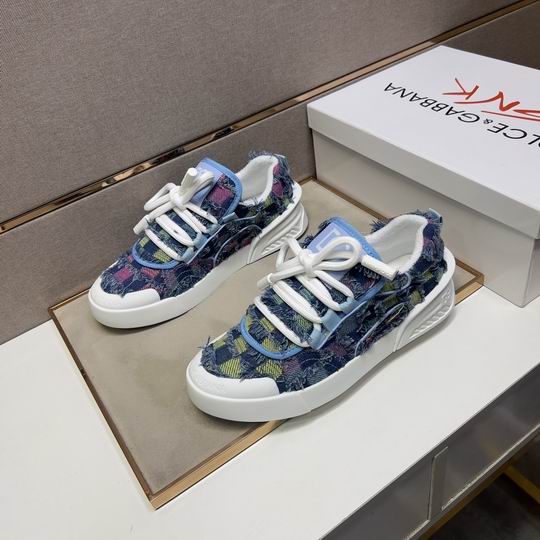 D & G B25 Sky Tweed Sneakers