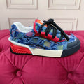 D & G Portofino Zapatillas de lona denim patchwork