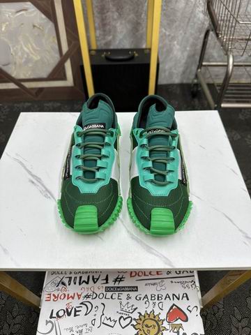 D&G NS1 Green Paneled Sneakers