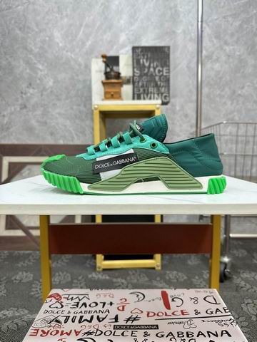 D&G NS1 Green Paneled Sneakers