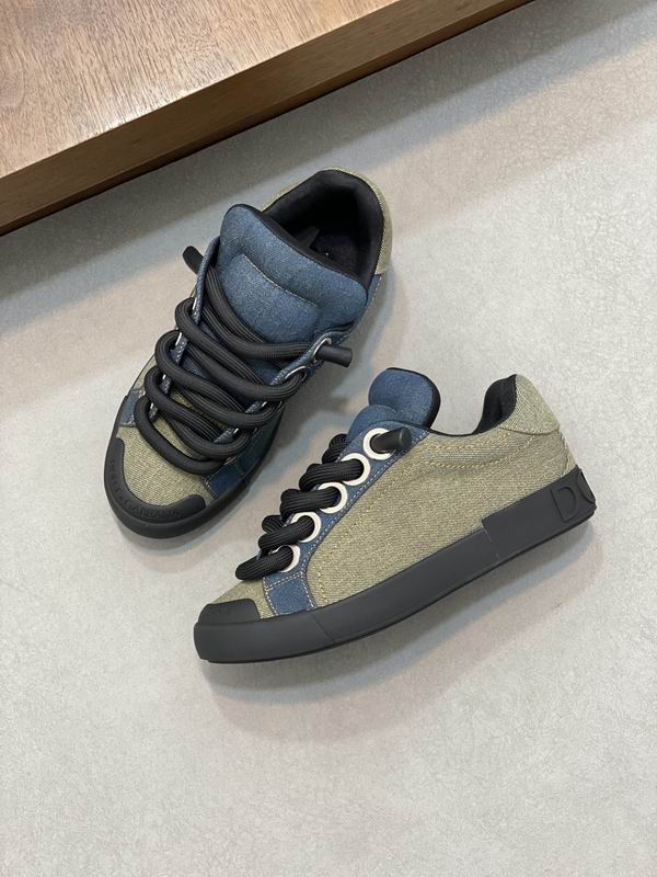 Dolce & Gabbana Portofino Custom Patch Sneakers