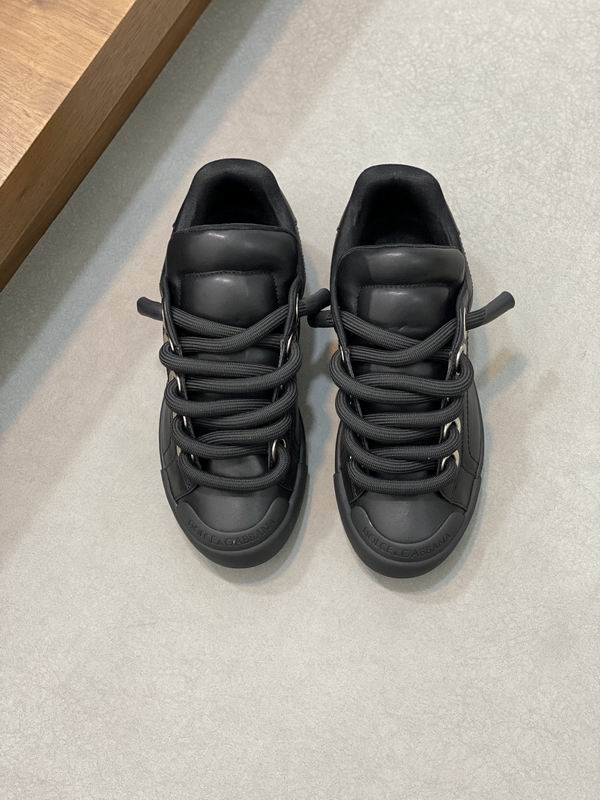 Dolce & Gabbana Black Portofino Sneakers