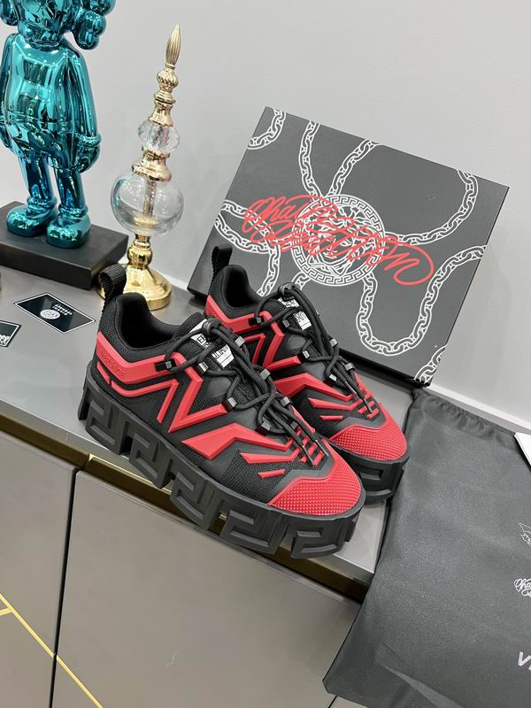 Versace Greca Labyrinth Negro-Rojo