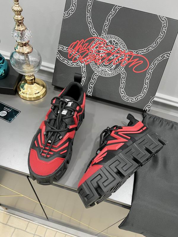Versace Greca Labyrinth Negro-Rojo