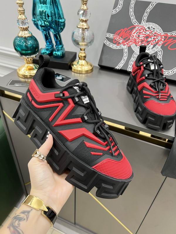 Versace Greca Labyrinth Negro-Rojo