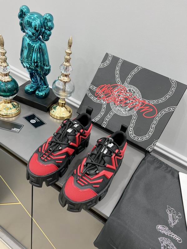 Versace Greca Labyrinth Negro-Rojo