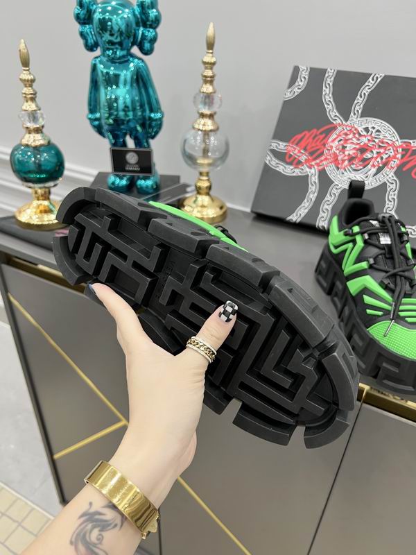 Versace Greca Labyrinth Lace-Up Sneakers