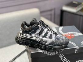 Versace Trigreca Sneakers Low-Top – Black