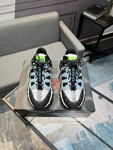 Versace Trigreca Multicolor Low-Top Sneakers