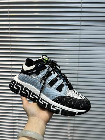 Versace Trigreca Multicolor Low-Top Sneakers