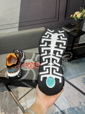 Versace Trigreca Pink Leopard Sneakers
