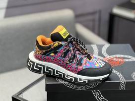 Versace Trigreca Pink Leopard Sneakers