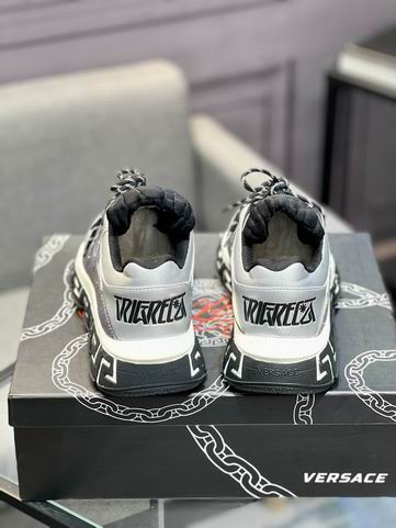 Versace Men’s Trigreca Metallic Sneakers
