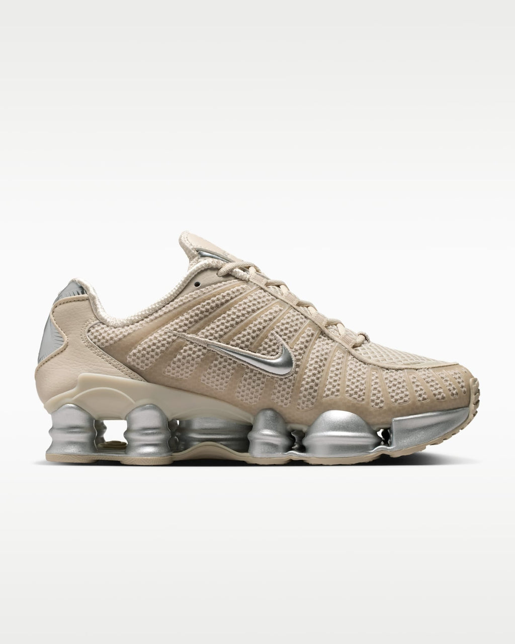 Nike Shox TL Beige Plateado