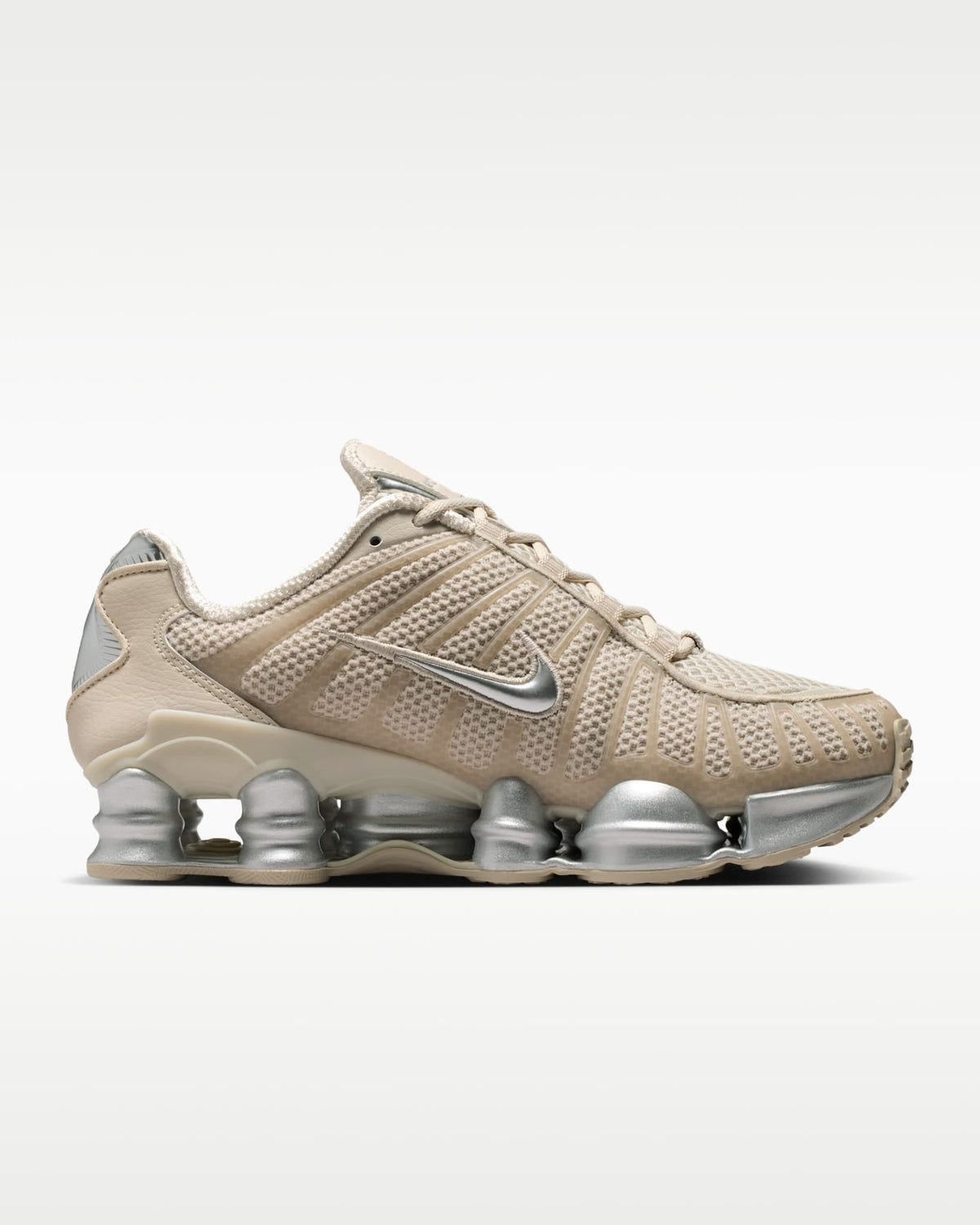 Nike Shox TL Beige Plateado