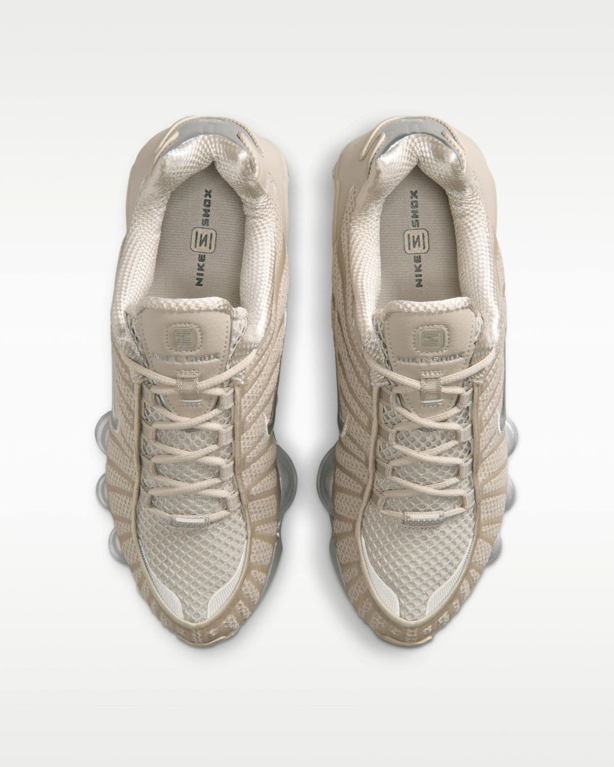 Nike Shox TL Beige Plateado