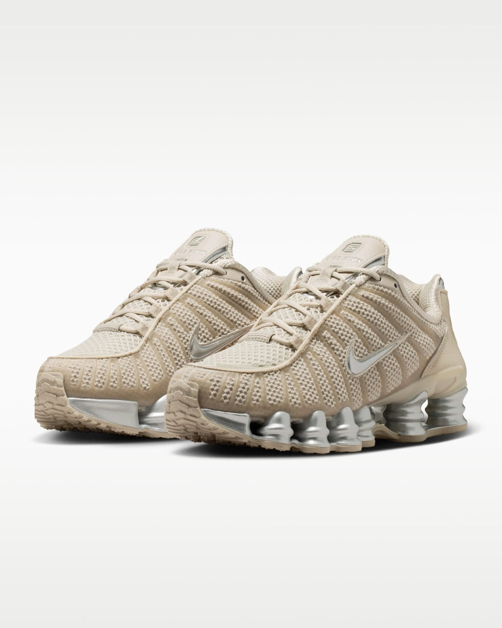 Nike Shox TL Beige Plateado