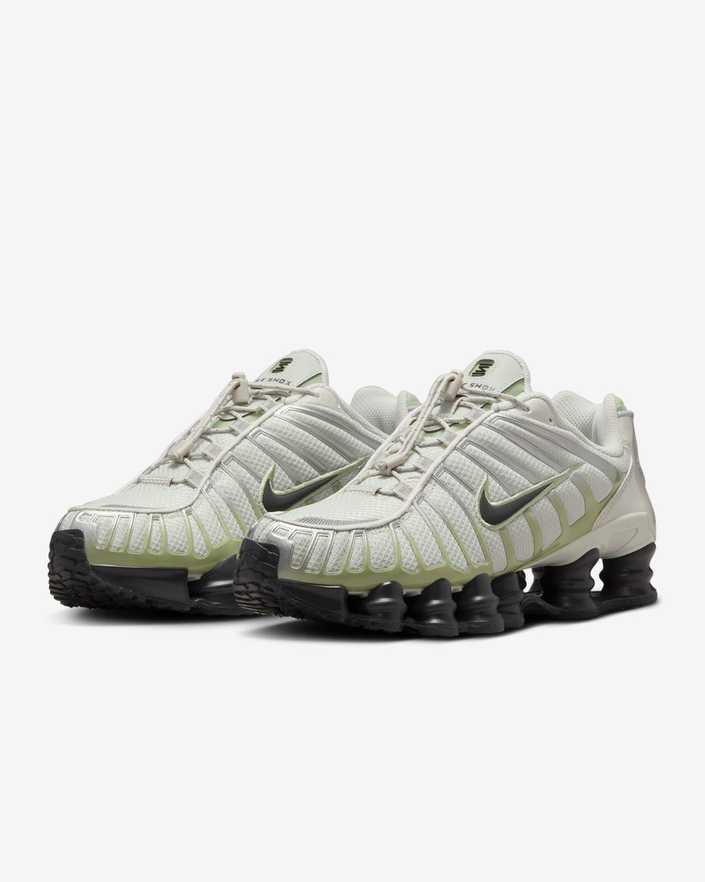 Nike Shox Beige Bianco