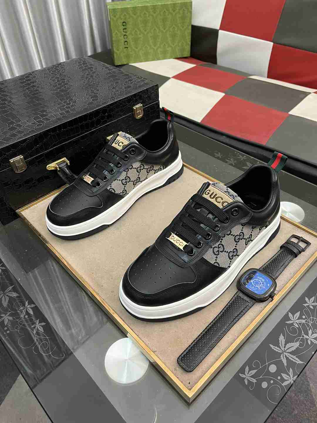 Gucci GG Leather Sneakers