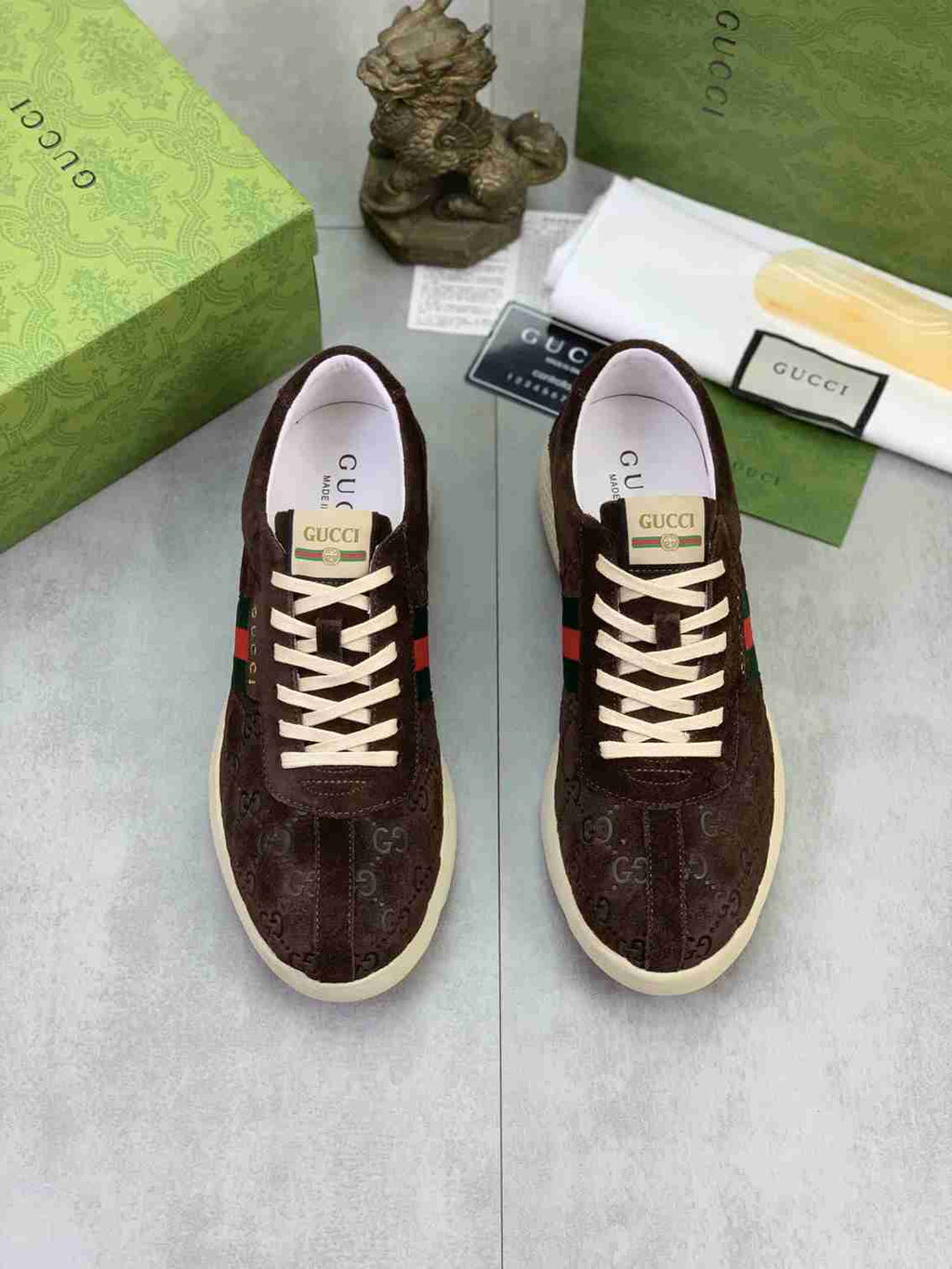 Gucci Ace Suede Sneakers