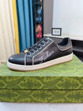Zapatillas Gucci de piel negra