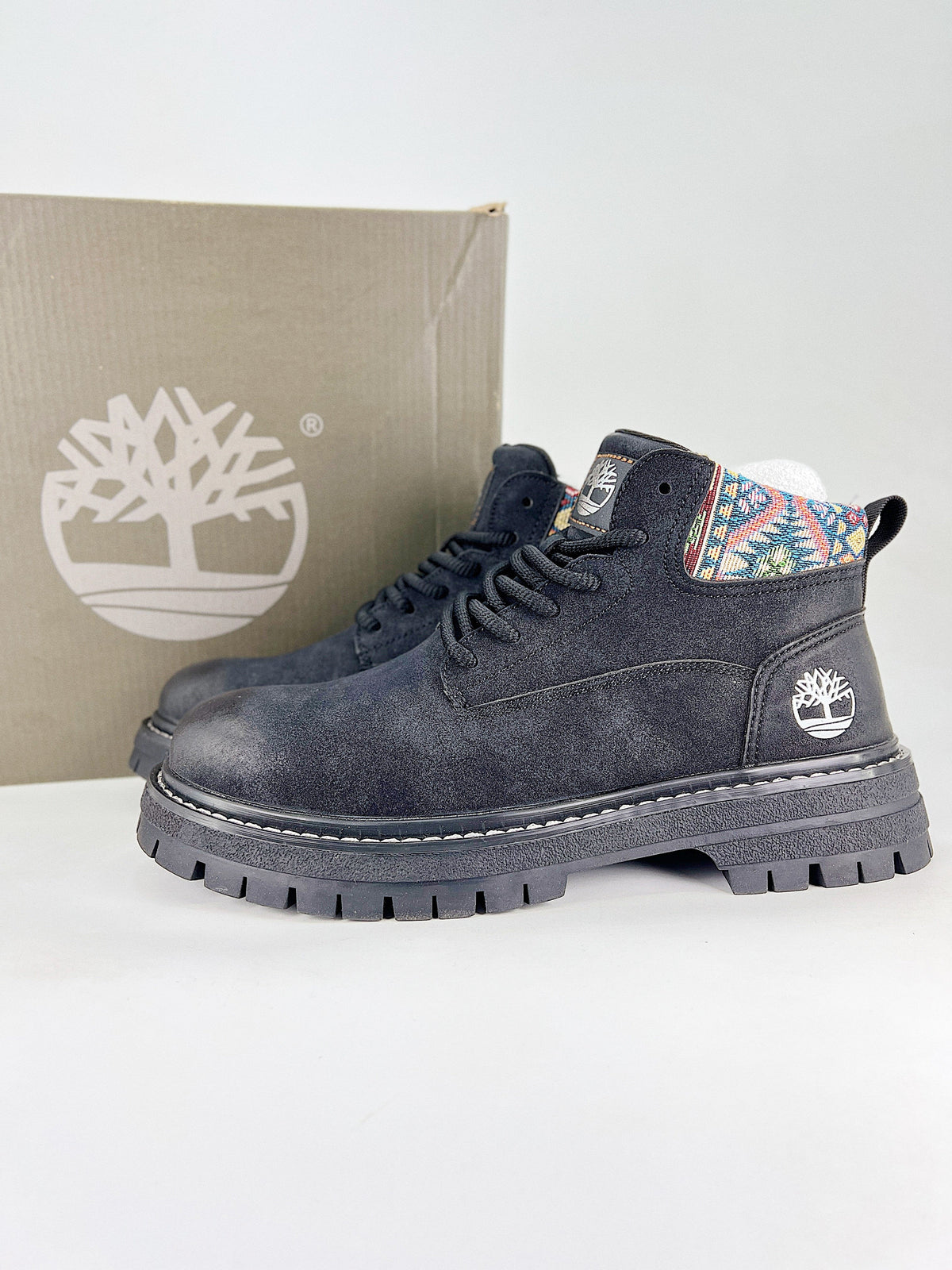 Botines Timberland con caña estampada