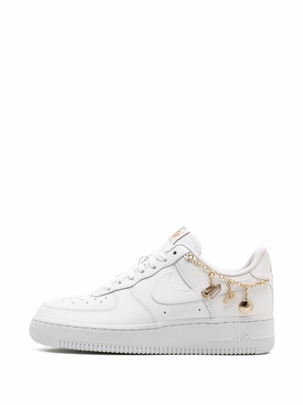 Nike Air Force 1 Bianco oro