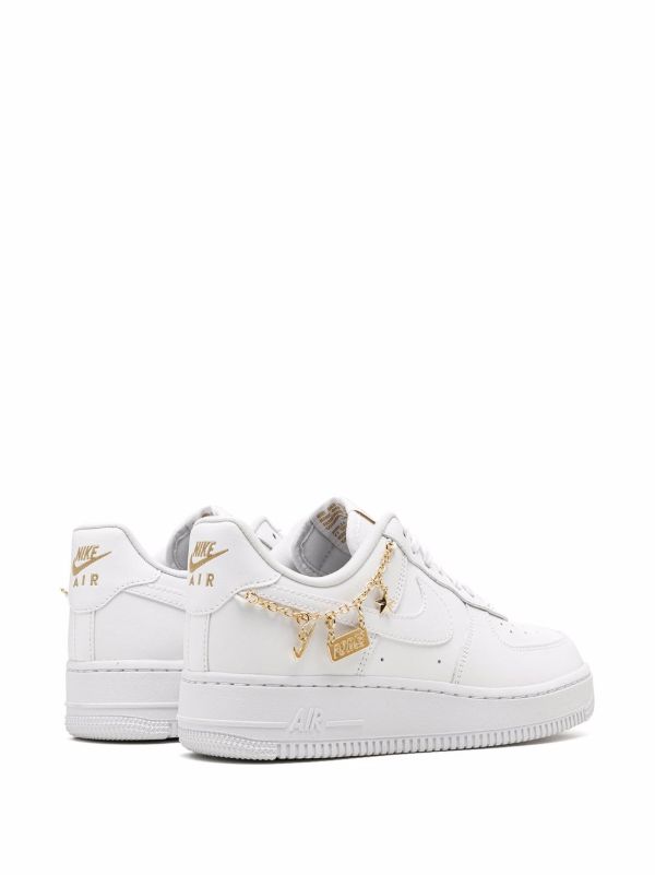 Nike Air Force 1 Bianco oro