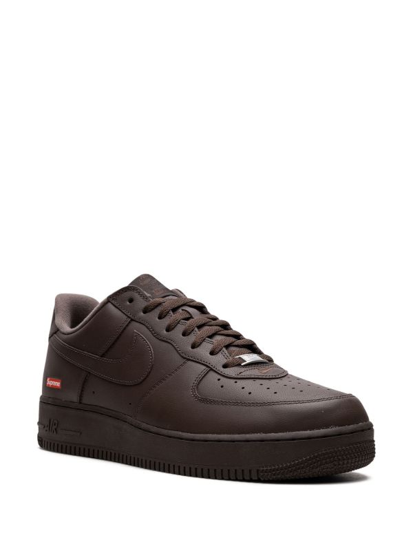 Nike Air Force 1 Supreme Marrone