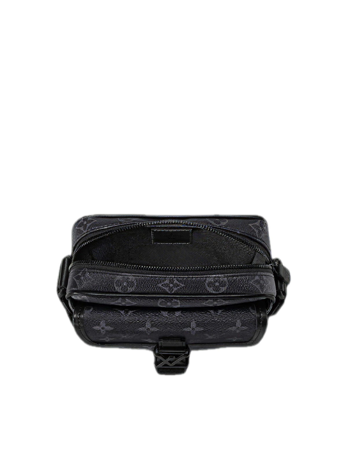Louis Vuitton Getaway Messenger Pelle Monogram Shadow Nero Grigio